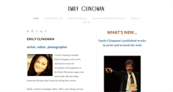 Desktop Screenshot of emilyclingman.com